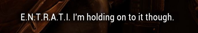 whattissitt's tweet photo. considering Quincy has a bullet with "entrati" engraved on it
do u think he and our precious boy Tagfer would fight over who gets Albrecht's head?
#warframe1999 #tagfer #quincyisaacs https://t.co/WsLYIoQohr