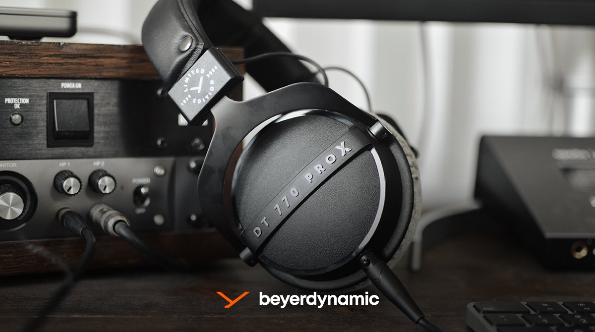 To celebrate our 100th anniversary, the DT 770 PRO X Limited Edition was released. It combines the features of the DT 770 PRO with the flexibility of the STELLAR.45 driver system and a plug-in cable. Get yours now, while our stock last: fcld.ly/dt770prox 🎧🎶 #beyerdynamic