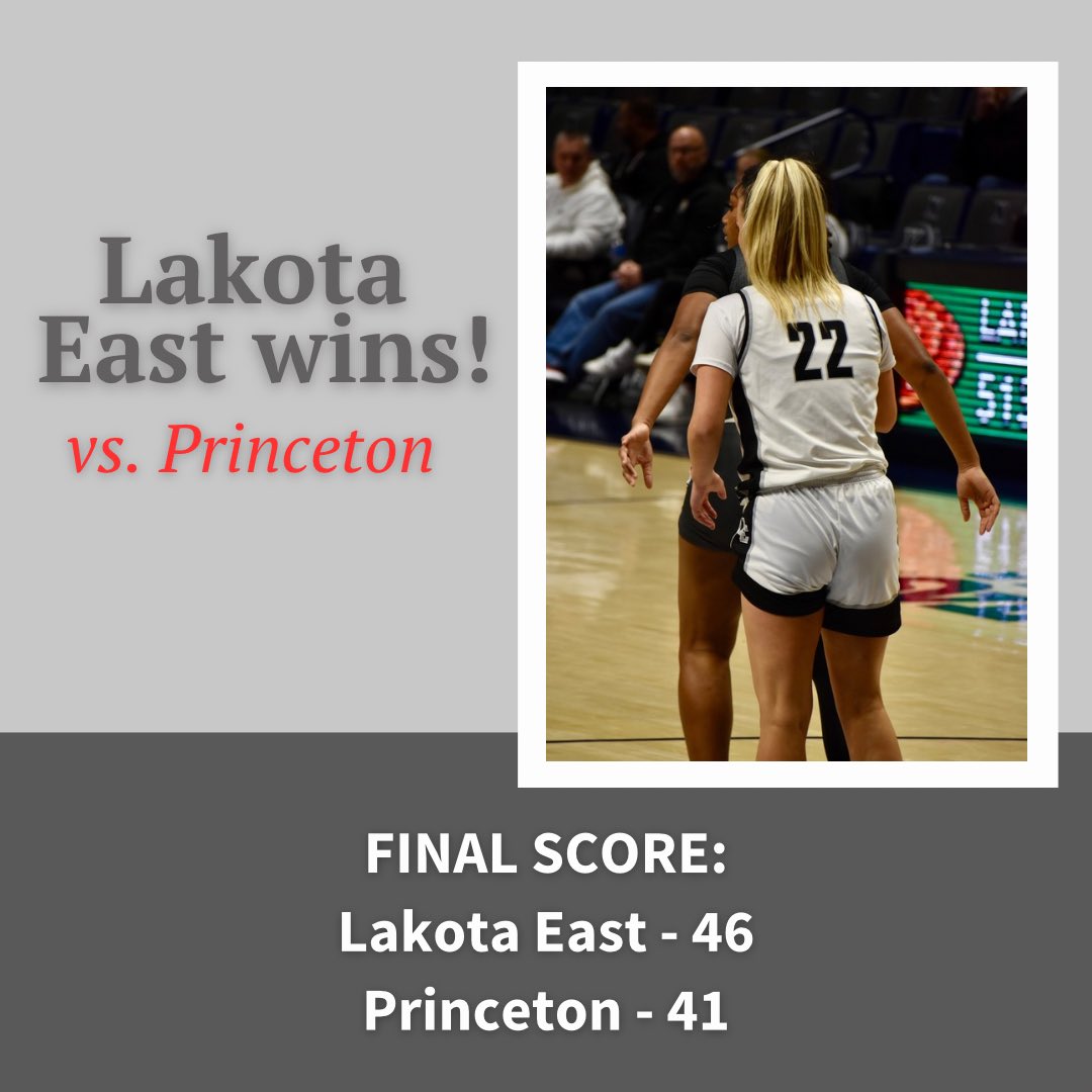 Day two game one final! Lakota East wins vs. Princeton. <a href="/EAST_HAWKS/">Lakota East High</a> <a href="/VikeNation/">Princeton Athletics</a> <a href="/BeaconOrtho/">Beacon Orthopaedics</a> <a href="/TriHealth/">TriHealth</a> <a href="/LaRosasPizza/">LaRosa's Pizzeria</a> <a href="/Skyline_Chili/">Skyline Chili</a> <a href="/HomeCityIce/">HomeCityIce</a> <a href="/espn1530/">ESPN 1530 Cincinnati</a> <a href="/FOX19/">FOX19 NOW</a> <a href="/Enquirer/">Enquirer</a> <a href="/ENQSports/">Enquirer Sports</a> <a href="/FreestoreFB/">Freestore Foodbank</a>
