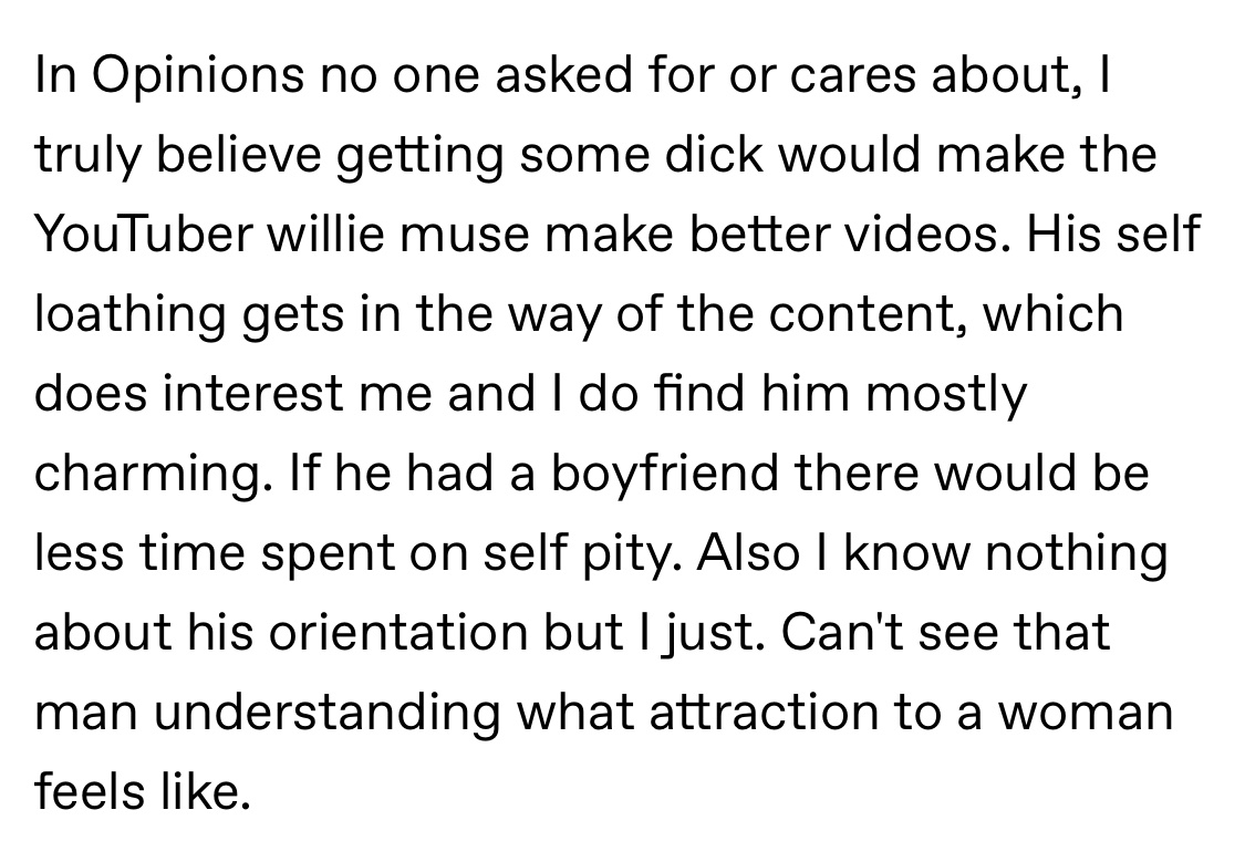 Williesillie2's tweet photo. Typed my name into tumblr and found my favorite comment about myself ever https://t.co/SlecOPvlBU