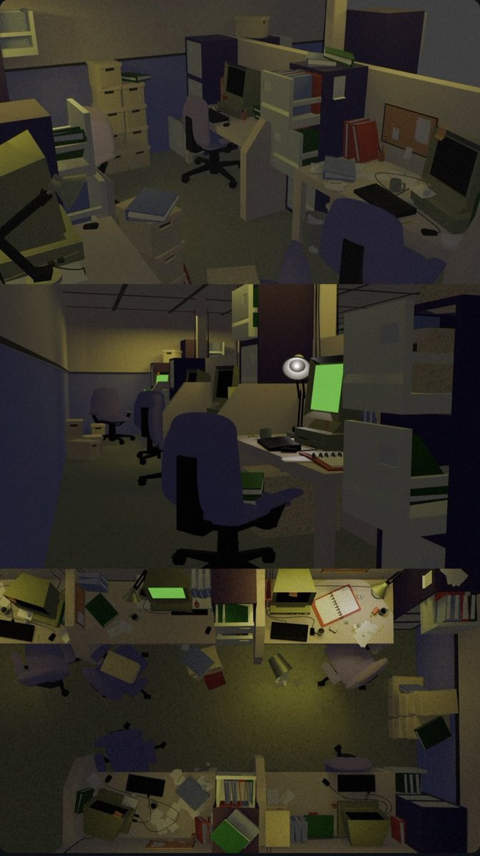 ToCuiMo's tweet image. Office 

#blender3d #3dart #3D #Blender