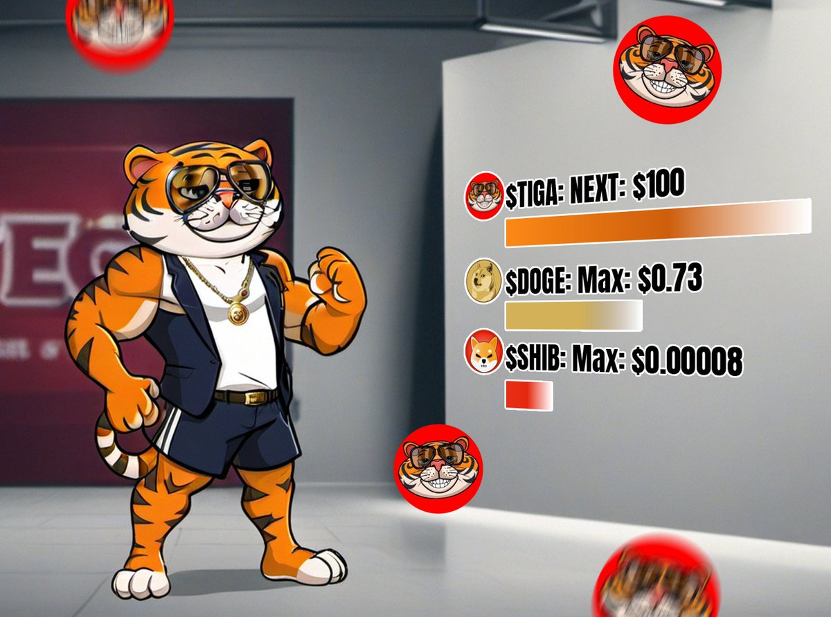 🐅 When $DOGE and $SHIB hit their ceiling, $TIGA’s just getting started.
Next year’s price: $10? $50? $100?

Drop your prediction and #BeTIGA!

#memecoin
