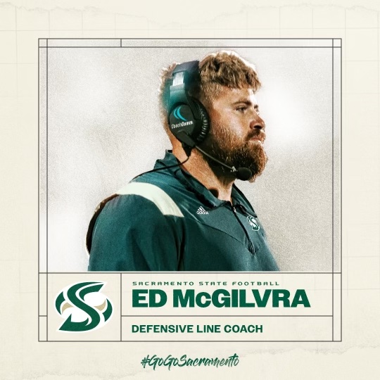 𝙒𝙀𝙇𝘾𝙊𝙈𝙀 𝙀𝘿 𝙈𝙘𝙂𝙄𝙇𝙑𝙍𝘼
• Defensive Line Coach
• Has coached at College of the Canyons and Moorpark JC
• Trained numerous NFL players