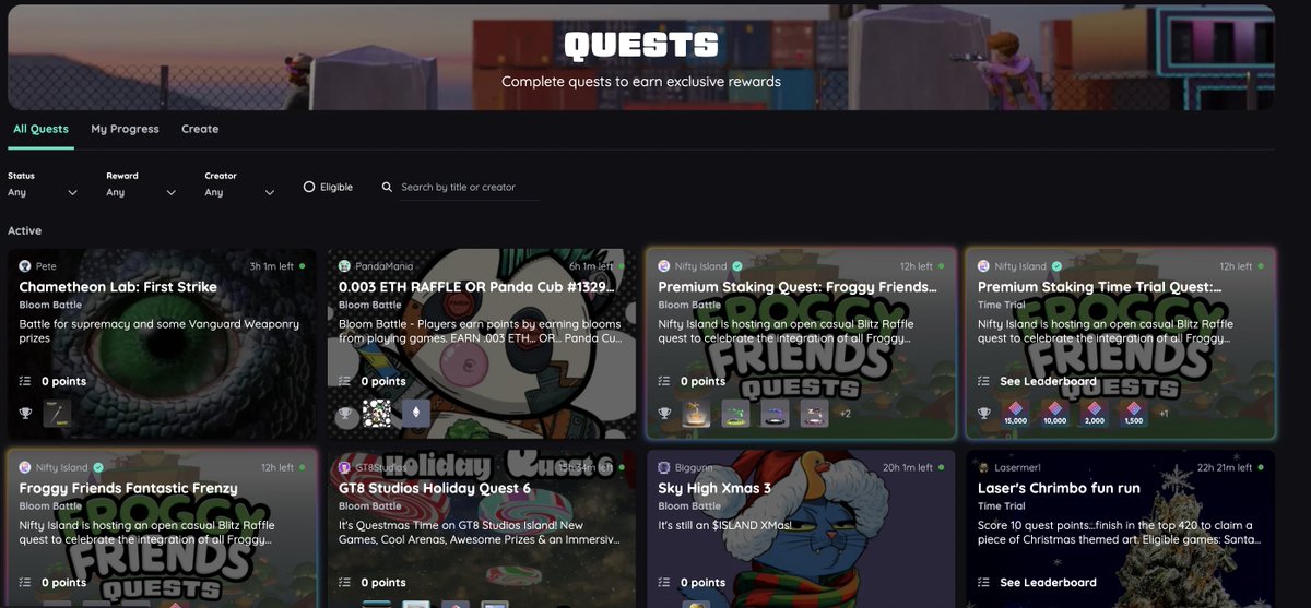 Charl3s (@charl3svii) on Twitter photo "like, RT & share"
We all know them, we all hate them, we all do them. Today these campaigns die.
We have a powerful alternative: User Generated Quests.
Galvanize your community with fun, rewarding contests instead of giving your rewards to bots!
Only on <a href="/Nifty_Island/">Nifty Island 🏝</a> 🏝️ "like, RT & share"
We all know them, we all hate them, we all do them. Today these campaigns die.
We have a powerful alternative: User Generated Quests.
Galvanize your community with fun, rewarding contests instead of giving your rewards to bots!
Only on <a href="/Nifty_Island/">Nifty Island 🏝</a> 🏝️