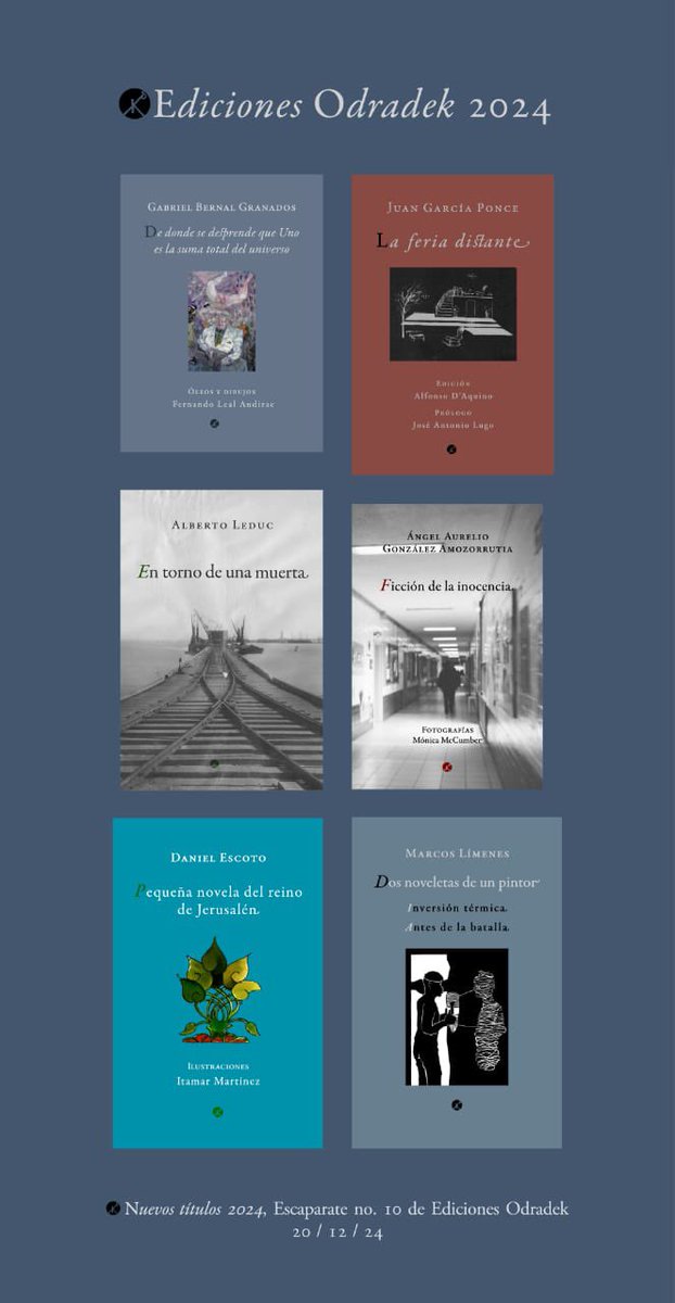 Ediciones Odradek tweet media