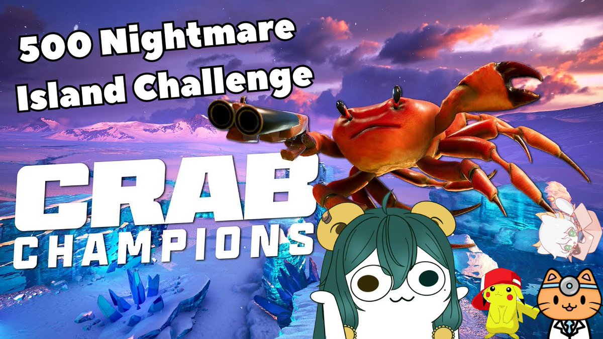 Professor_Cedar's tweet photo. 500 Crab Champions Islands | Huge Collab with @Terberri , Dr. Purrington, and @Noisycamlot
https://t.co/0U9neanGZy https://t.co/lB662NbJ26