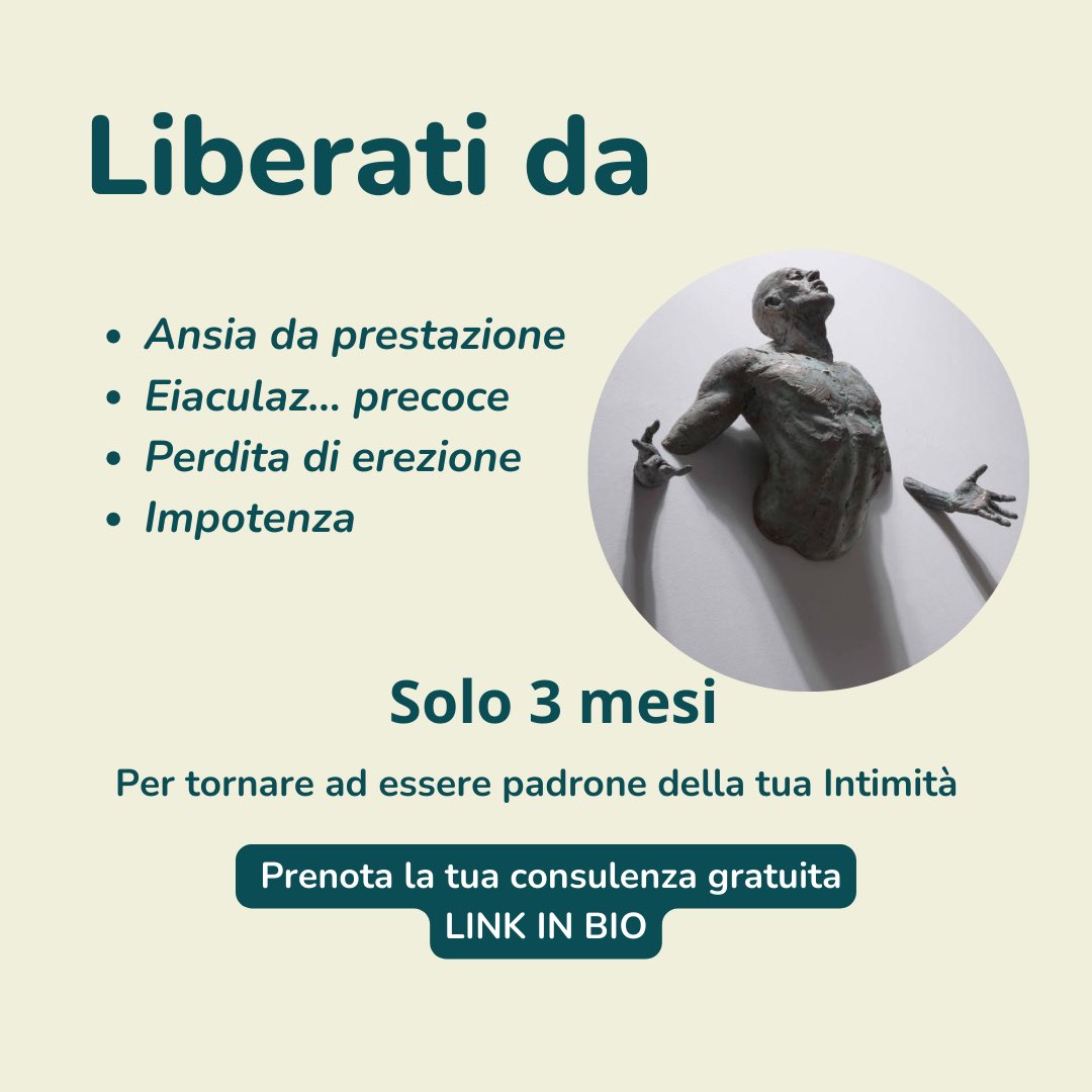 FormicaFrance's tweet image. 🛑Stop ai problemi della sfera intima!

💪🏻 Solo 3 mesi per riscoprire il piacere di fare l’amore.

☎️ Prenota la tua call al link in bio.      

#ErectileDysfunction #erectiledysfunctionsolution #erectiledysfunctioncure         #disfunzioneerettile