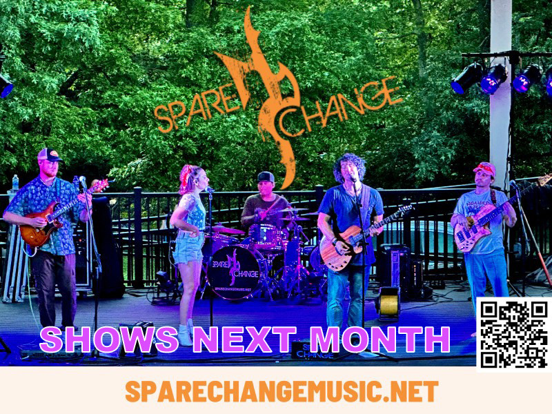 Here is the Spare Change public show lineup for January!

Jan 4th - Blackbeard's (Jacksonville, NC) 830p-11p
Jan 11th - Jack's (Morehead City, NC) 9p

For more details: linktr.ee/sparechangemus…
Hope to see you there!
#SpareChange #SpareChangeMusic #upcomingshows
