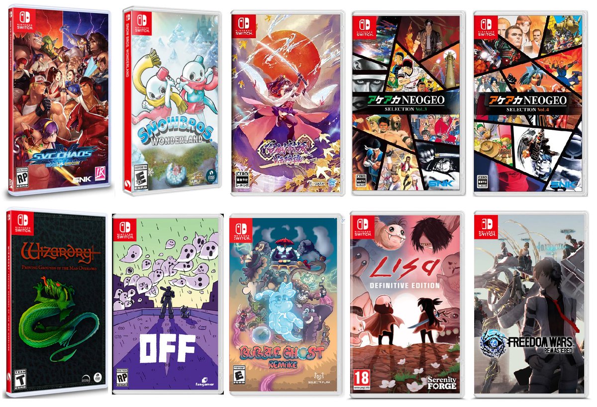 We maintain and constantly update a list of Nintendo Switch games