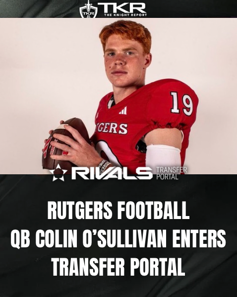 Rutgers Scarlet Knights | The Knight Report (@rutgersrivals) on Twitter photo Rutgers Football QB Colin O'Sullivan (<a href="/Colin_OSullivan/">Colin O’Sullivan</a>) has entered the Transfer Portal.
👉 tinyurl.com/4cpjt3ke Rutgers Football QB Colin O'Sullivan (<a href="/Colin_OSullivan/">Colin O’Sullivan</a>) has entered the Transfer Portal.
👉 tinyurl.com/4cpjt3ke