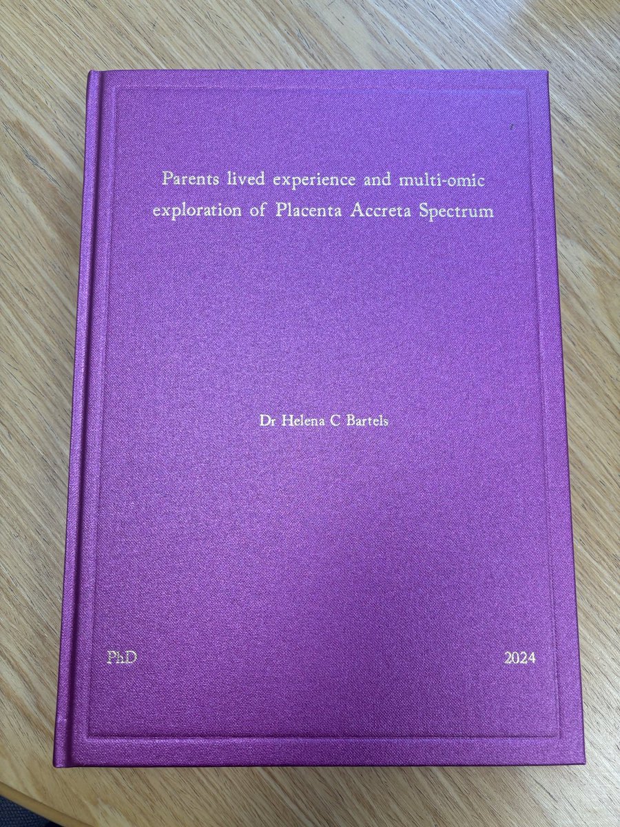 Fionnuala McAuliffe NMH & UCD (@proffmcauliffe) on Twitter photo 🎉🎉Congrats to Dr Helena Bartels on an excellent #PhD exploring all aspects of #PlacentaAcretaSpectrum <a href="/ucddublin/">University College Dublin</a> <a href="/donalb5/">Donal Brennan</a> <a href="/UCDMedicine/">UCD Medicine</a> <a href="/_TheNMH/">The National Maternity Hospital</a> <a href="/helpinghollesst/">NMH Foundation</a> 🎉🎉Congrats to Dr Helena Bartels on an excellent #PhD exploring all aspects of #PlacentaAcretaSpectrum <a href="/ucddublin/">University College Dublin</a> <a href="/donalb5/">Donal Brennan</a> <a href="/UCDMedicine/">UCD Medicine</a> <a href="/_TheNMH/">The National Maternity Hospital</a> <a href="/helpinghollesst/">NMH Foundation</a>