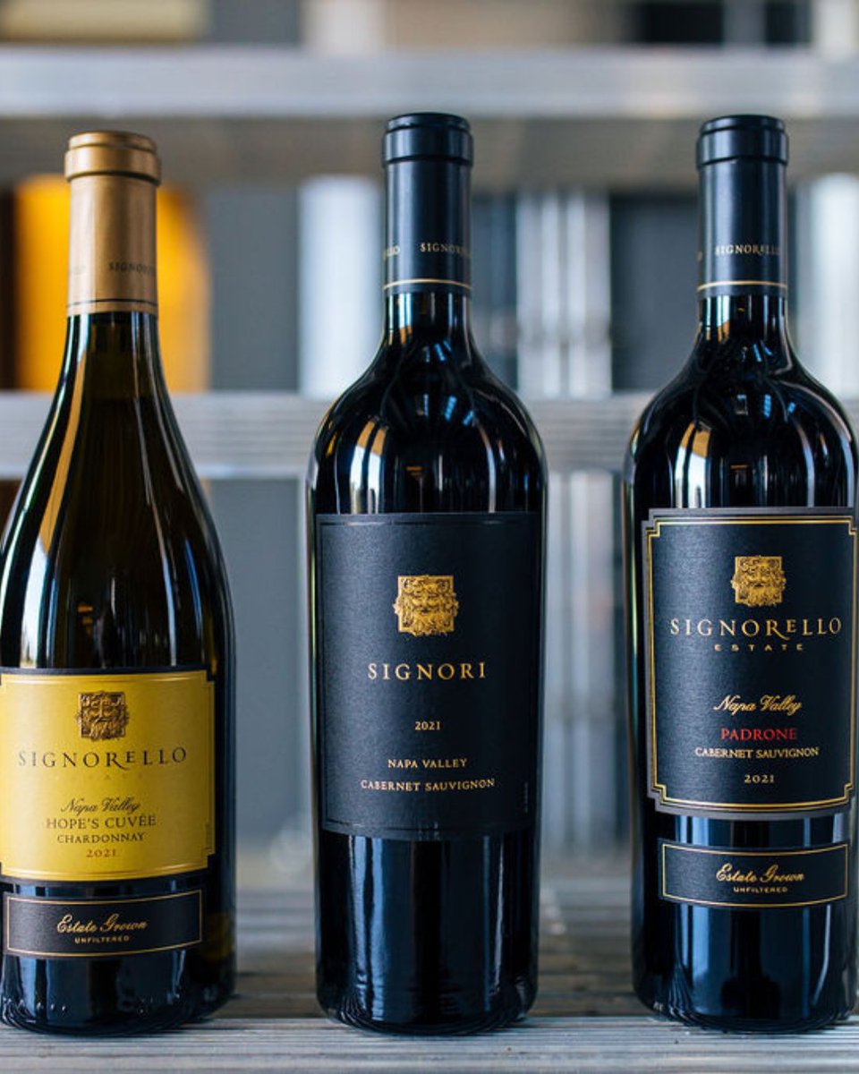 Three varietals, one unforgettable experience. Discover the richness of Signorello Estate in every sip. 🍷 #NapaValley #WineTasting #SignorelloEstate