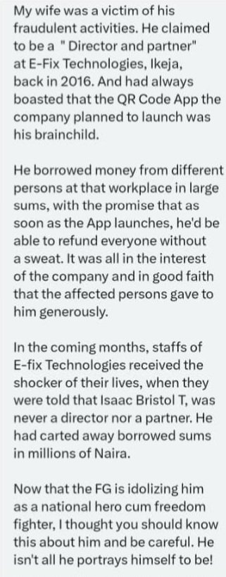 David Hundeyin tweet media