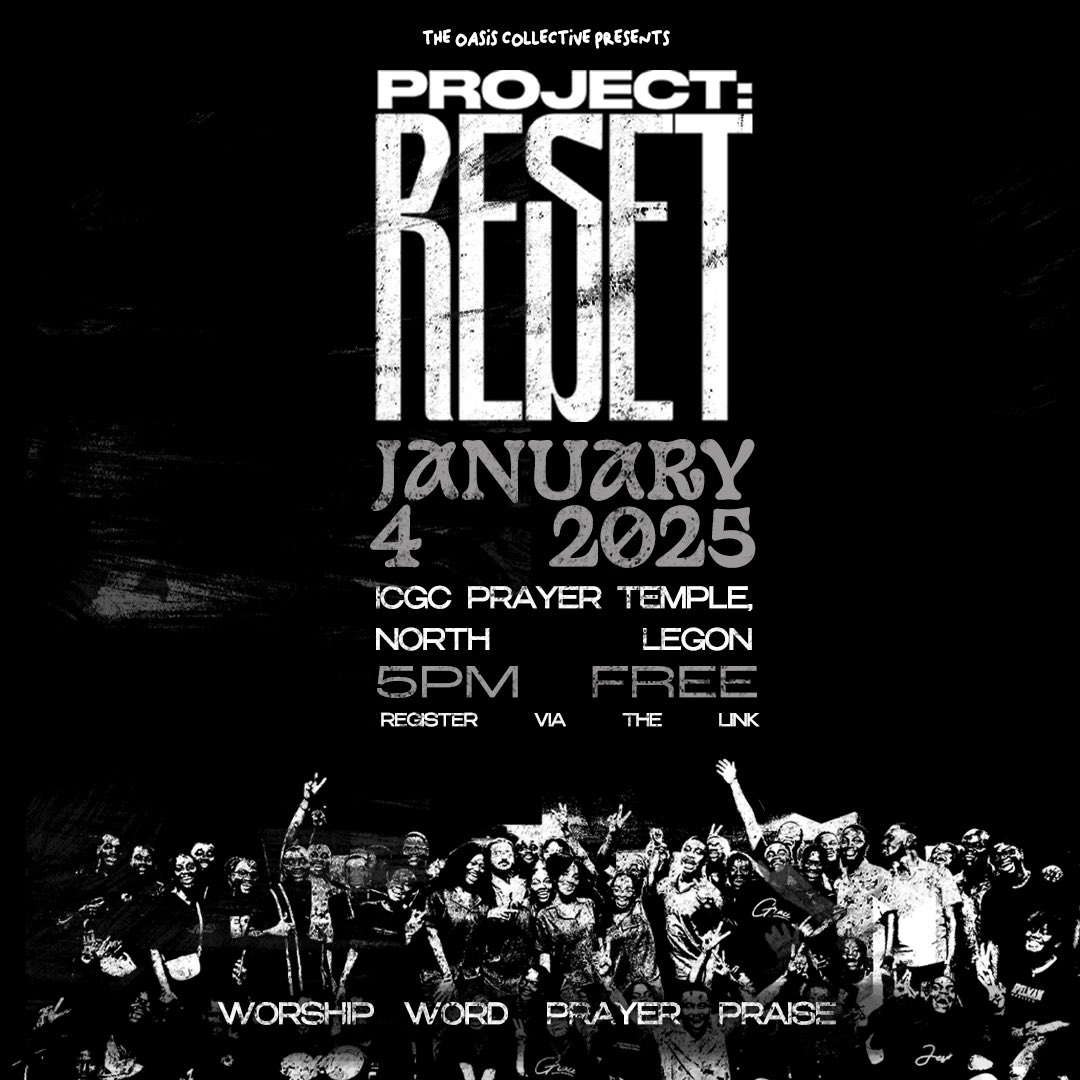 oneman1000_'s tweet photo. Start your year right. 
Pray until something happens. 
Come and RESET. 

JAN4. 

🔗: https://t.co/VVvHwcVRgP https://t.co/6wRaQH0cZi