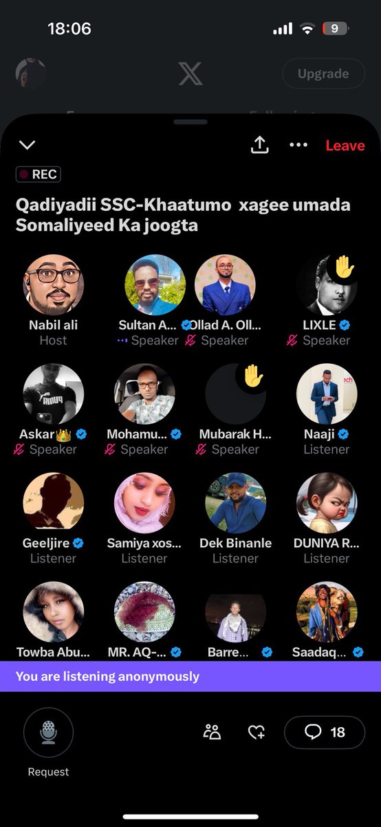 -Gadh hunguriya habaryonis iyo herer nin joga leh

-Wixi habar xabusheda iyo holif dacawa leh 

-Hadal gaaban hiil aan waxtarin habar awal baaleh  

-Haduu awarka heeryada ka rido hoogay arab baaleh 

-Hilba qudhuna gadabursigi hursan jiray baa leh 

-𝐒𝐚𝐲𝐢𝐝 𝐌𝐨𝐡𝐚𝐦𝐞𝐝.!