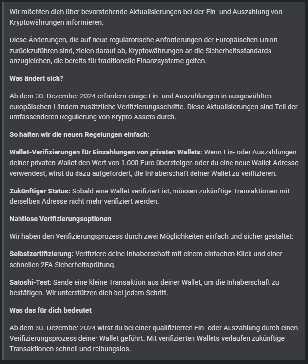 Diese Schikane der EU erwartet euch demnächst bei der Nutzung von zentralisierten Exchanges.
