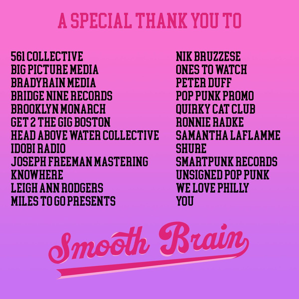 Smooth Brain Concert Wrapped 2024 and some special thank yous 💜💙 thank you for an amazing year and sendoff 🧠