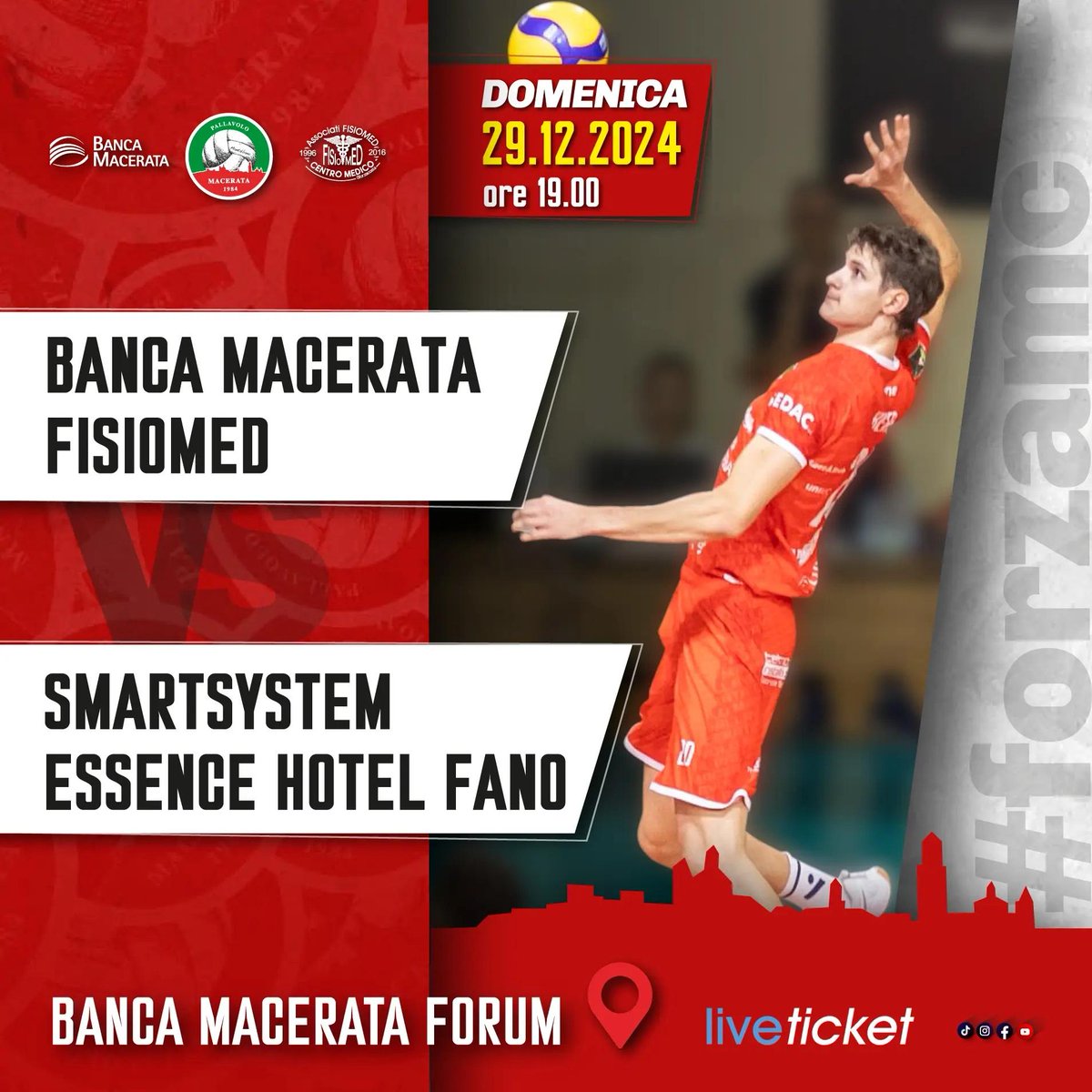 🤩 Match Day -Giornata SPONSOR 🏐 
Vi aspettiamo domani pomeriggio al📍Banca Macerata Forum per sostenere la nostra squadra! 
Ad attendervi omaggi firmati #BancaMacerata per i partecipanti in occasione della #GiornataSponsor

#BancaMacerata #Volley #ForzaSquadra #Insieme