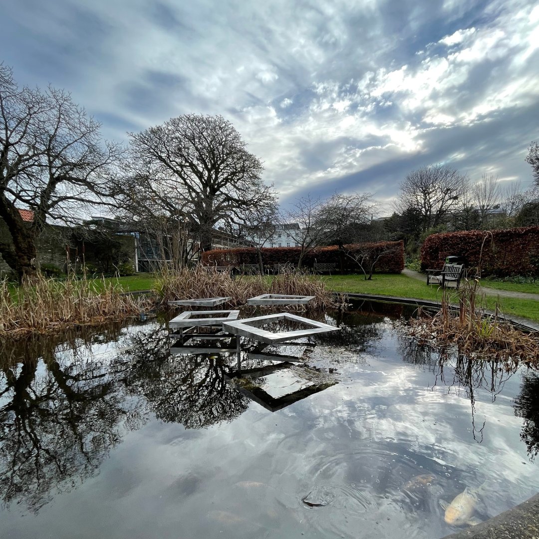 It's been a week since winter officially began, so we’re sharing this lovely photo of our gardens at Trinity to mark the season! 💜