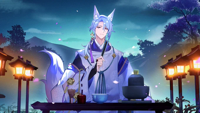 【魘幻夜】のプログラム内で、神里綾人のイラストを担当しましたHoYoFairに参加でき、大変光栄です!#HoYoFair #Genshinimpact #HoYoDetective #SavePaimon 