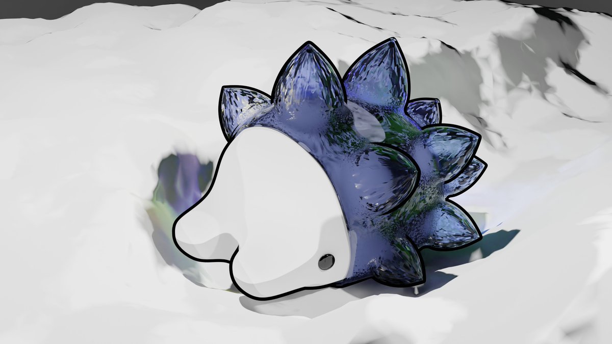 K_Wasabi_Inu's tweet photo. ユキハミちゃん完成！

#b3d #ポケモン #ユキハミ https://t.co/pmXquzn3gX