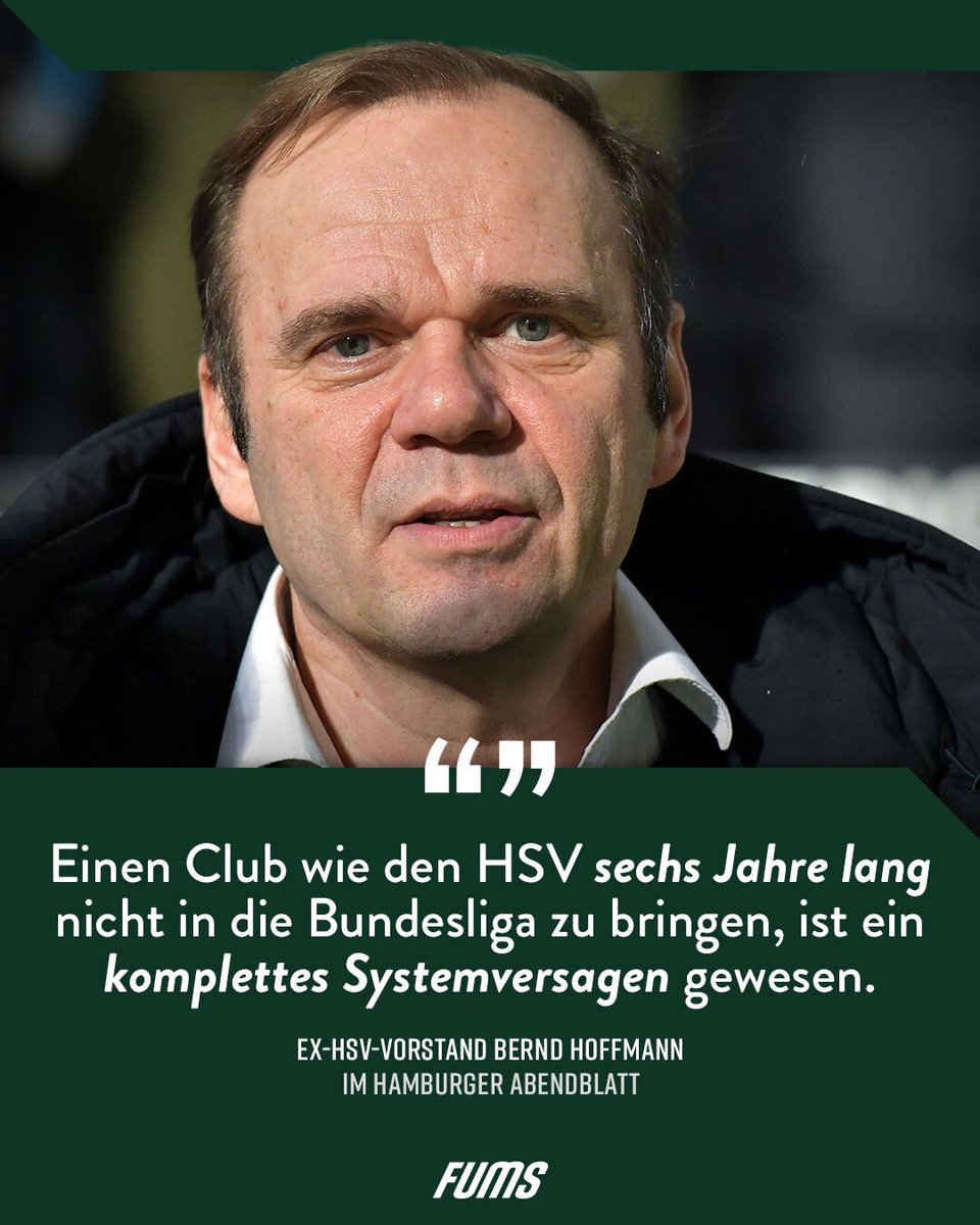Besorgt und nachdenklich blicken wir und Bernd #Hoffmann auf den #HSV.

___
Komplettes Systemversagen: <a href="/fums_magazin/">FUMS</a>