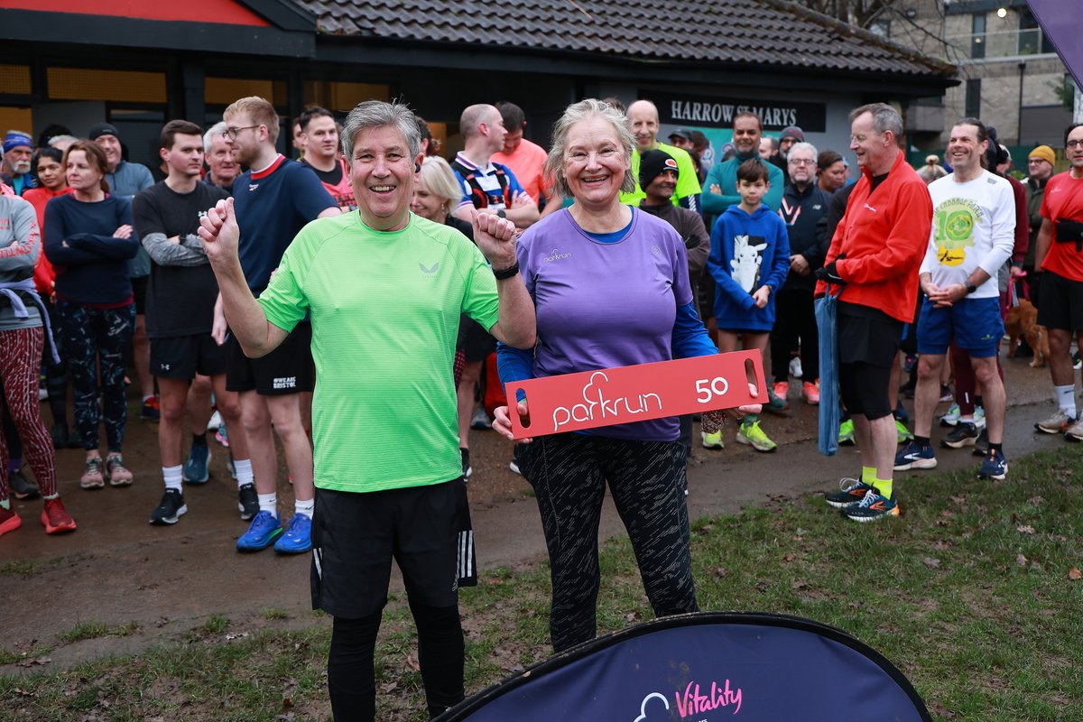 Harrow parkrun tweet media