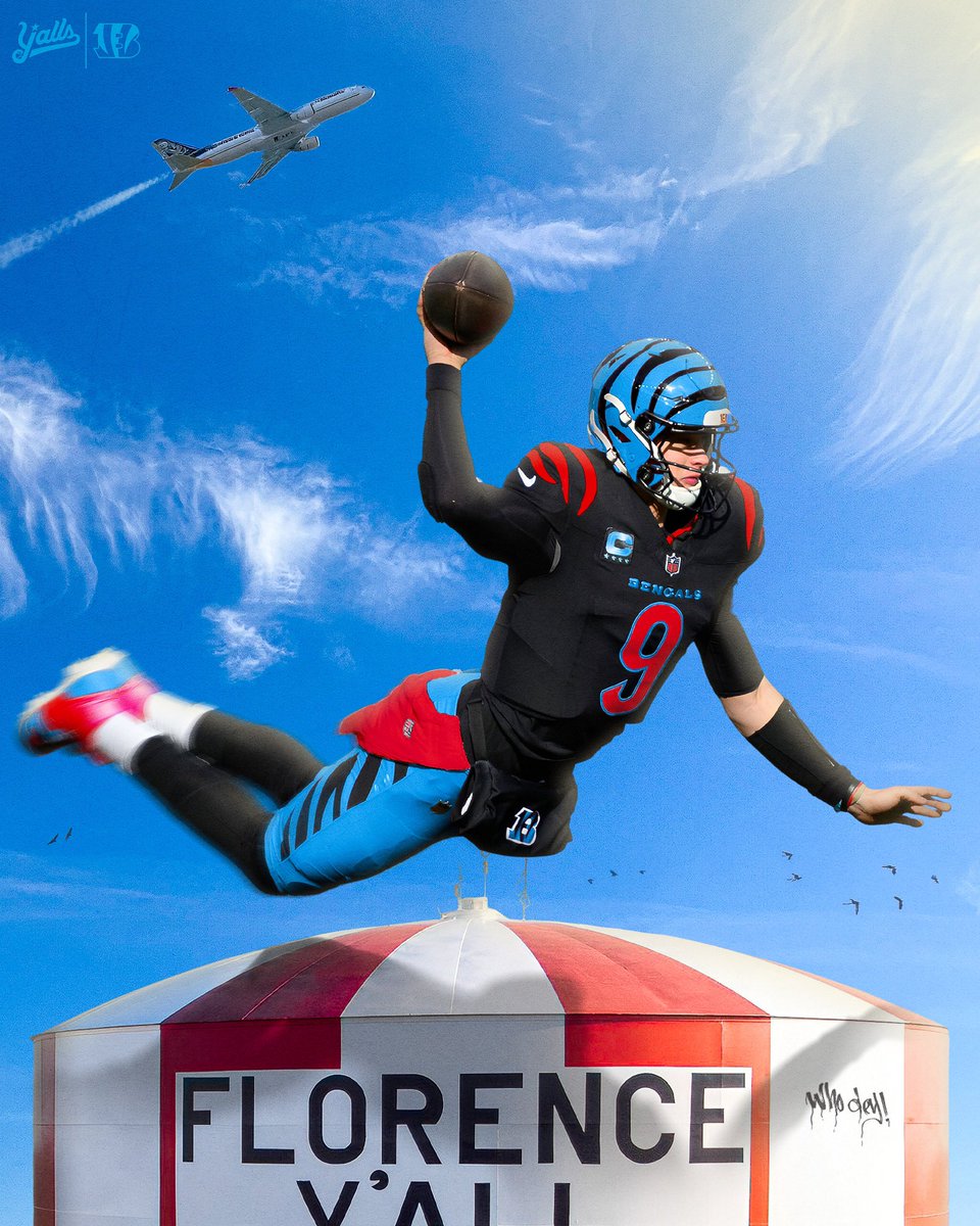 Florence Y’alls (@florence_yalls) on Twitter photo If Shiesty continues the streak of 250+ Yard, 3 TD games & the <a href="/Bengals/">Cincinnati Bengals</a> win… Y’ALL WIN MERCH 👕
What y’all need to do 👇:
1️⃣ Like & Follow
2️⃣ Tag a buddy in the comments w/ the hashtag #YallsToTheWall & #WhoDey
3️⃣ Re-Tweet
…And then you’re eligible to win MERCH 🧢 If Shiesty continues the streak of 250+ Yard, 3 TD games & the <a href="/Bengals/">Cincinnati Bengals</a> win… Y’ALL WIN MERCH 👕
What y’all need to do 👇:
1️⃣ Like & Follow
2️⃣ Tag a buddy in the comments w/ the hashtag #YallsToTheWall & #WhoDey
3️⃣ Re-Tweet
…And then you’re eligible to win MERCH 🧢