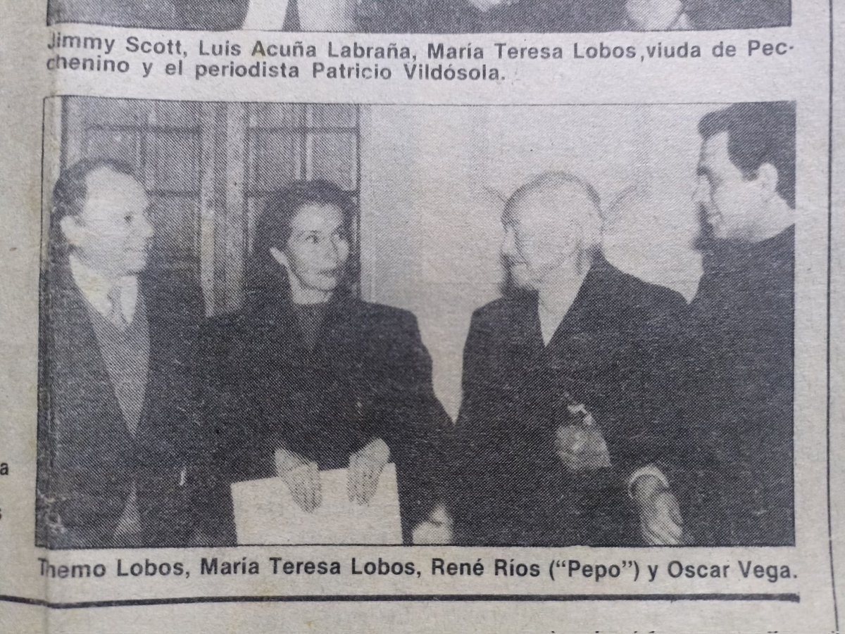 1988
Themo, Pepo y Oskar, junto a la viuda de Lukas.
cc @CE_Aguilera_A <a href="/MemoriaChilena/">Memoria Chilena</a> 
<a href="/MoisesHasson/">Moises</a>