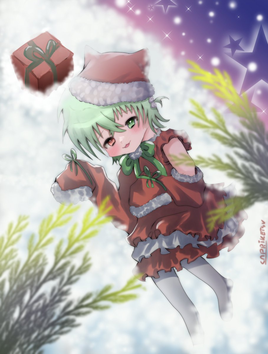 CapriKetsu's tweet photo. Did two christmas themed artworks! Haven't posted first one here so yeah ^_^!! -Capri
#cutecore #cute #kawaii #Christmas2024 https://t.co/aPaJ4AirwU