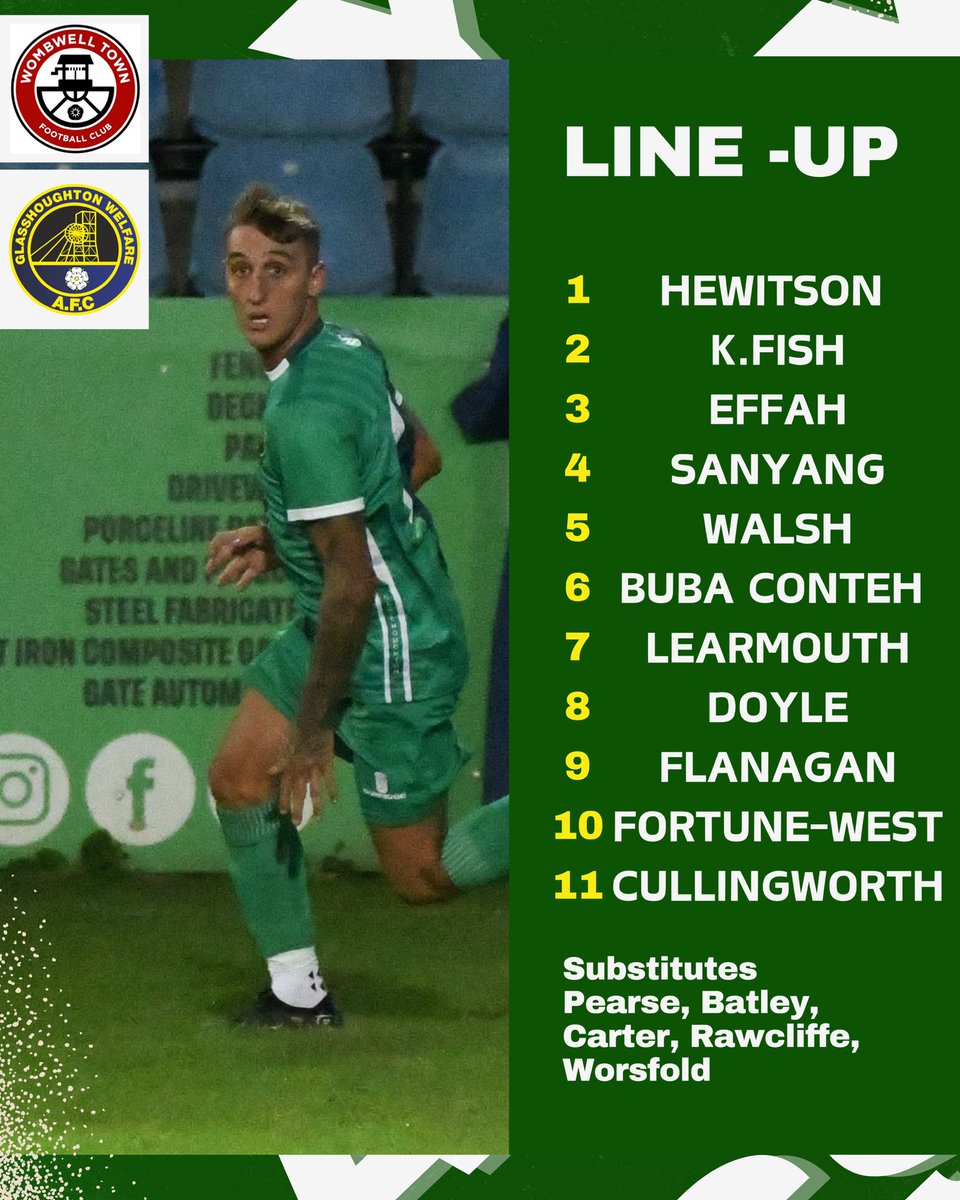 How we line up today @wombwelltownfc