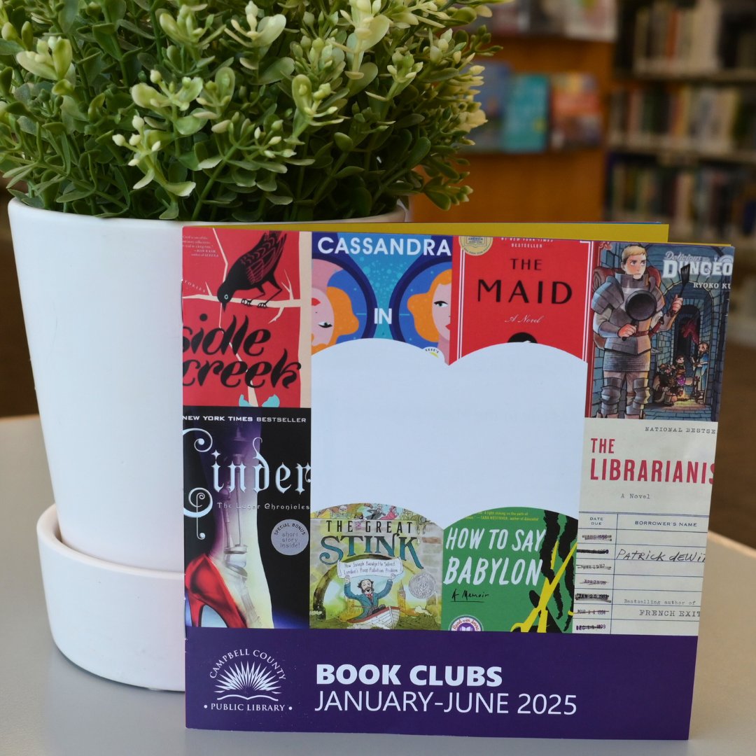 Want to join a book club in the new year? Pick up a booklet at any branch! We have book clubs for all ages, interests and schedules.