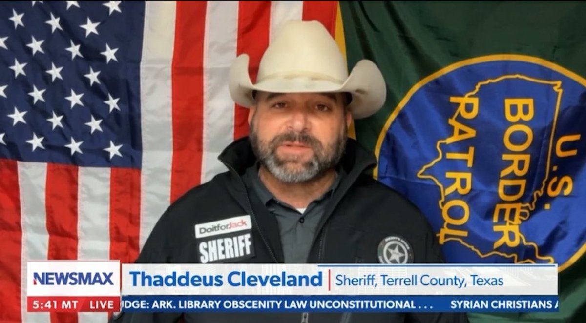 SheriffThad's tweet photo. Continuing the conversation of Border Security and the work of our US Border Patrol Agents.  

If we quit talking about it, people will forget about it…
#OperationLoneStar https://t.co/5m8QsAUi7y