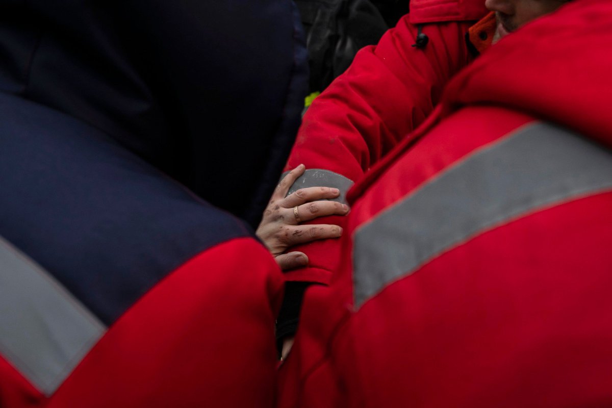 Under constant air raid alerts and shelling, during power outages, in the challenging times of a full-scale war, our people, despite all these hardships, receive high-quality and professional care from our doctors. 

Ukrainian medics provide assistance and care to those affected,