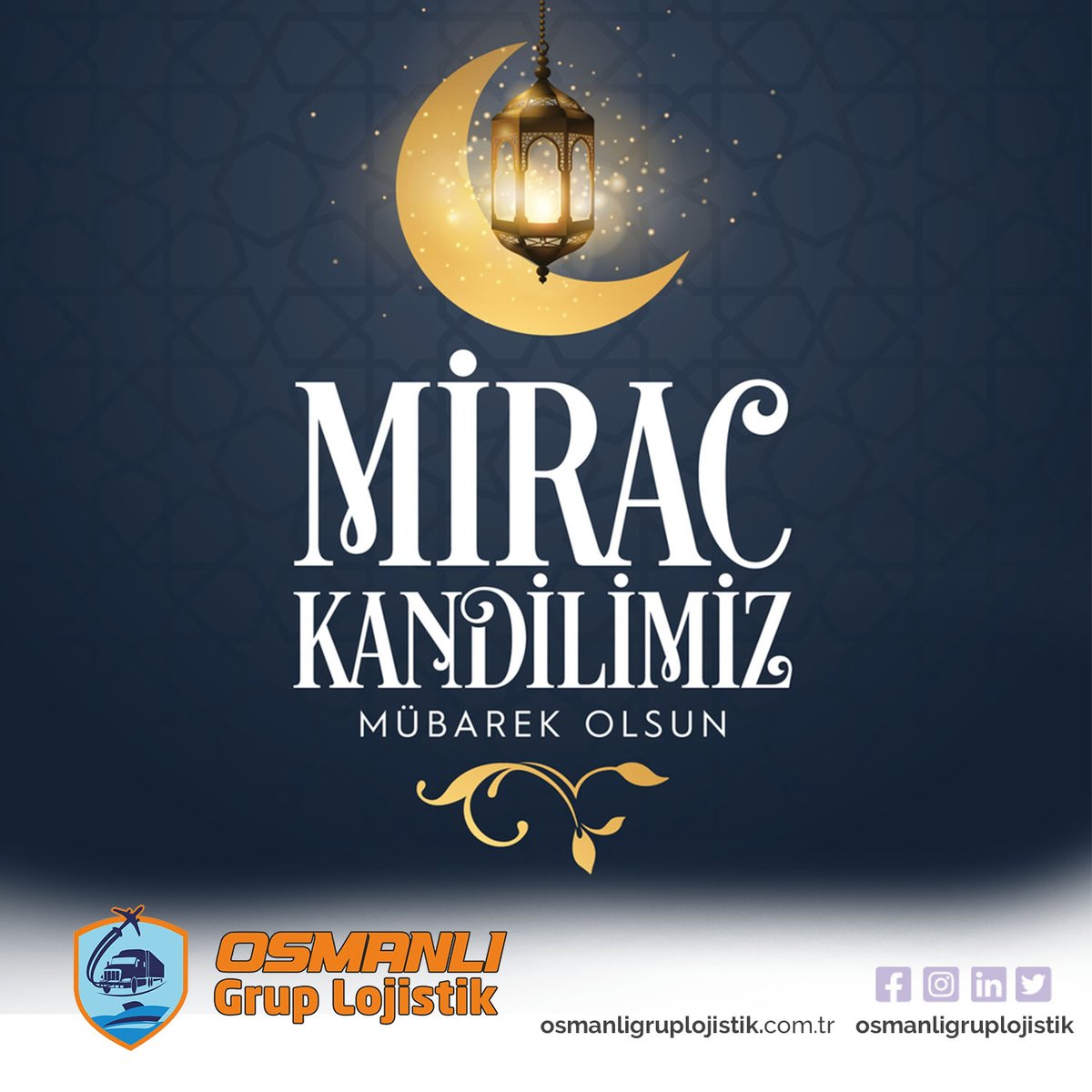 Miraç Kandiliniz Mübarek Olsun

📍Ankara
▶ osmanligruplojistik.com.tr

#konteyner #transport #lojistik #karayolu #havayolu #denizyolu #trenyolu #mersin #gebze #yılport #liman #kocaeli #evyap #dpworld #ankara #gümrük #depolama