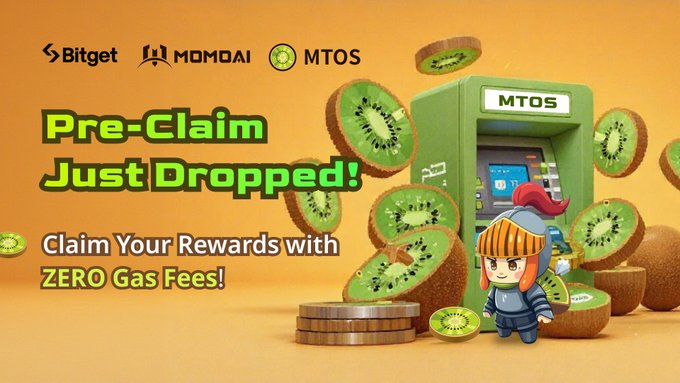 Crypto_Guy_45's tweet image. MomoAI Airdrop Pre-Claim is Live! 🪂 

🌟 Pre-claim your $MTOS on Bitget exchange now with ZERO gas fees!

⏳ Duration: Now until Jan 3, 8:00 (UTC).

📸 Airdrop Snapshot: January 3, 2025, at 10:00 UTC

👉 Don’t miss out—start your $MTOS pre-claim today!
#MTOSlistBitget #Airdrop