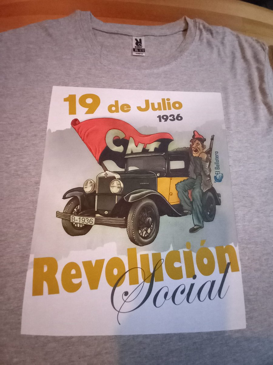 Nuevo proyecto de estampación textil libertario "EL BELLOTERO".

instagram.com/el_bellotero_/…