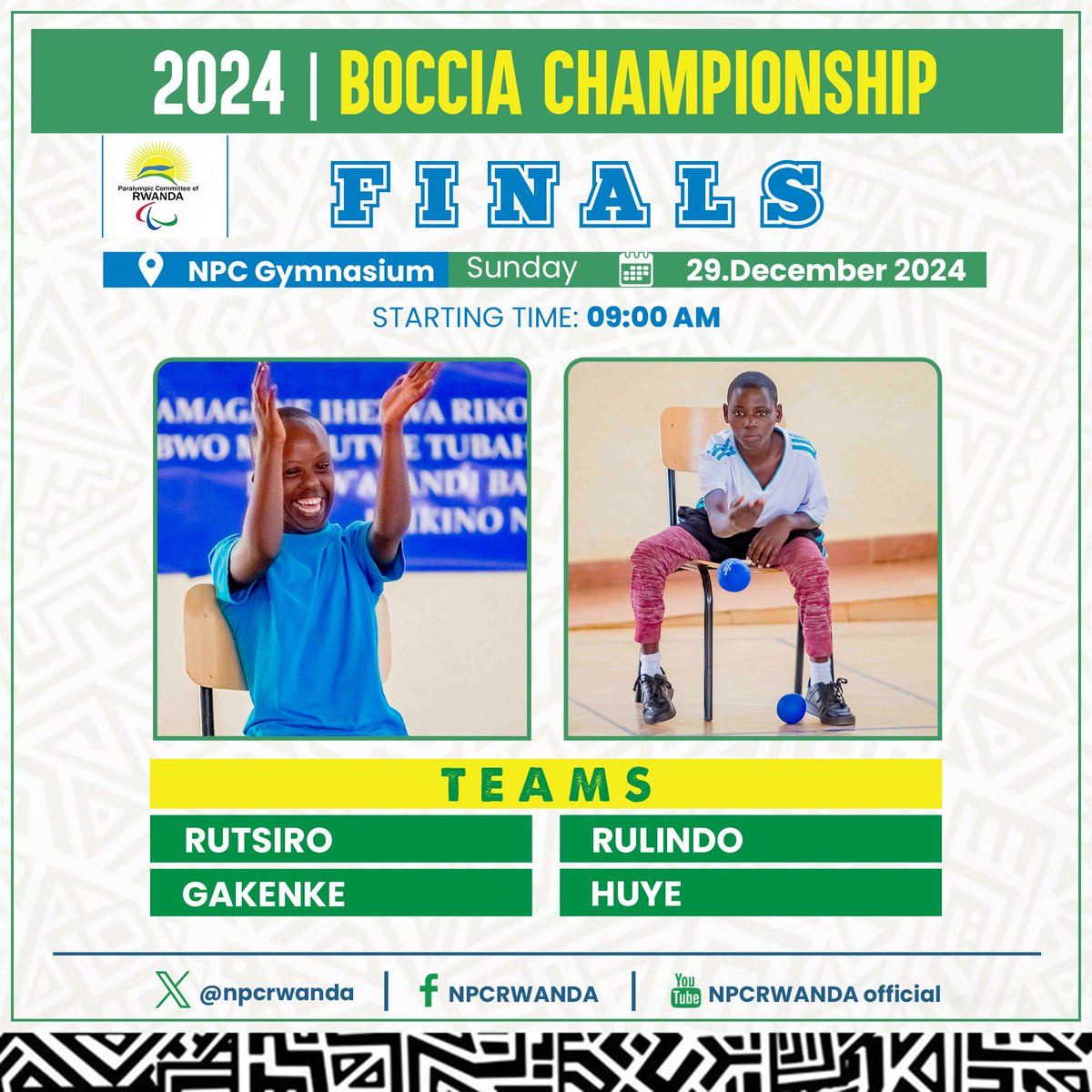 Rwanda Paralympics tweet media