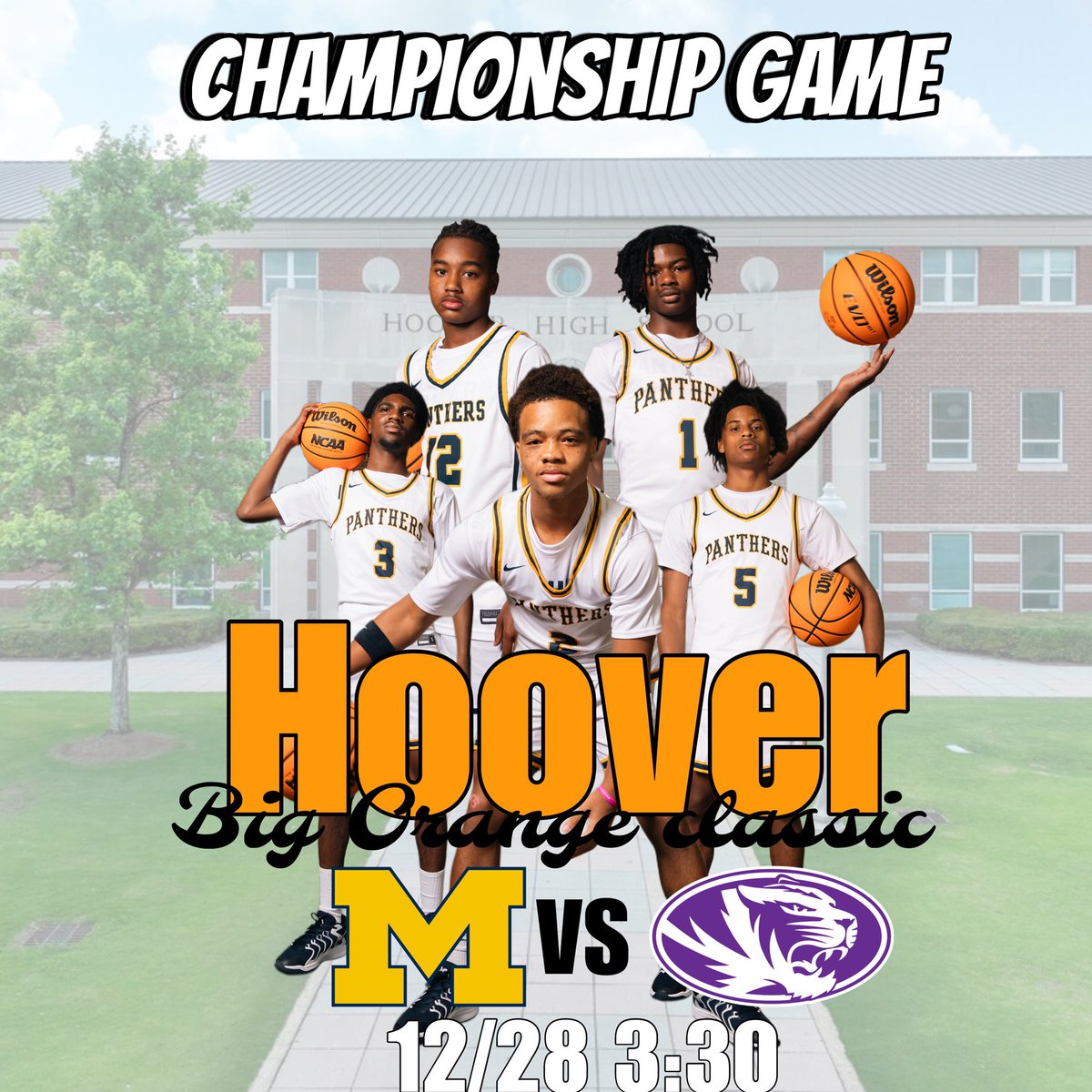 Game Day!!! Murphy (13-3) vs Minor (13-4)
📆12/28
🆚 Murphy 
📍 Hoover High School
⏱️ 3:30