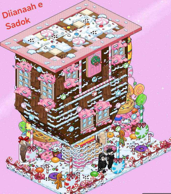 DiianaahHB's tweet image. COMPETIÇÃO: Noz - De Ponta Cabeça
Era Uma Casa Muito Engraçada 🍬🍩
Dupla: Diianaah e Sadok
#NatalHabblet