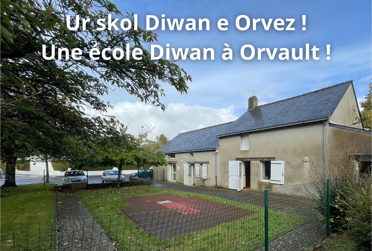 DEMAT ! BONJOUR !

Vous souhaitez aider financièrement le projet d’école Diwan à #Orvault ?
Pensez à faire votre don avant le 31 décembre pour une défiscalisation* sur l'impôt de vos revenus 2024 :
👉 helloasso.com/associations/k…

#Diwan #Breton #BZHG #LangueBretonne