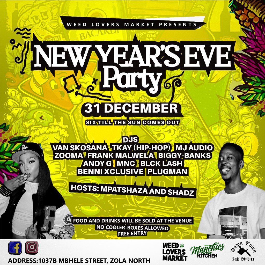 weedloversstore's tweet image. An Open Invite From Us, To You and Yours ❤️🍃

Come join us on the 31st as we count down an celebrate the  new year upon us 🎆