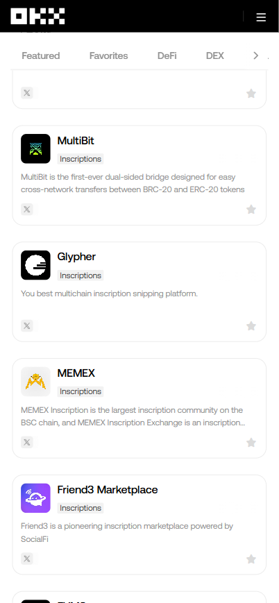 memexswap's tweet photo. ❤️The MEMEX #inscription trading system has been exposed in the OKX inscription trading section. Please follow us for more cooperation.

https://t.co/8Gb7VjtWsi https://t.co/D4lPRq9Kqt