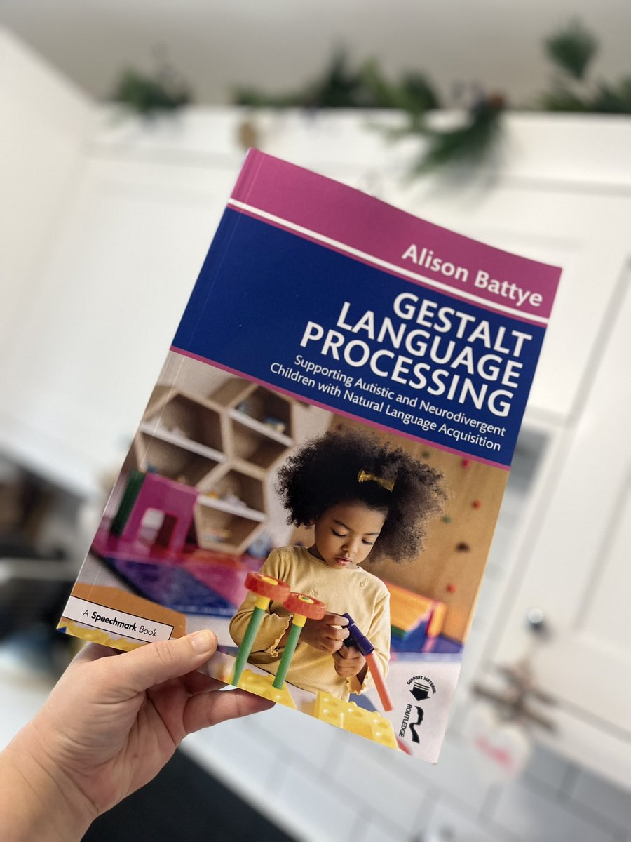 Excited to receive a copy of @ali_battye_speech ‘s book, Gestalt Language Processing…

#autism #GLP #GCP #naturallanguageacquisition #book #newrelease #bookdonations #knowledge #feelingempowered #spectropolispayitforward