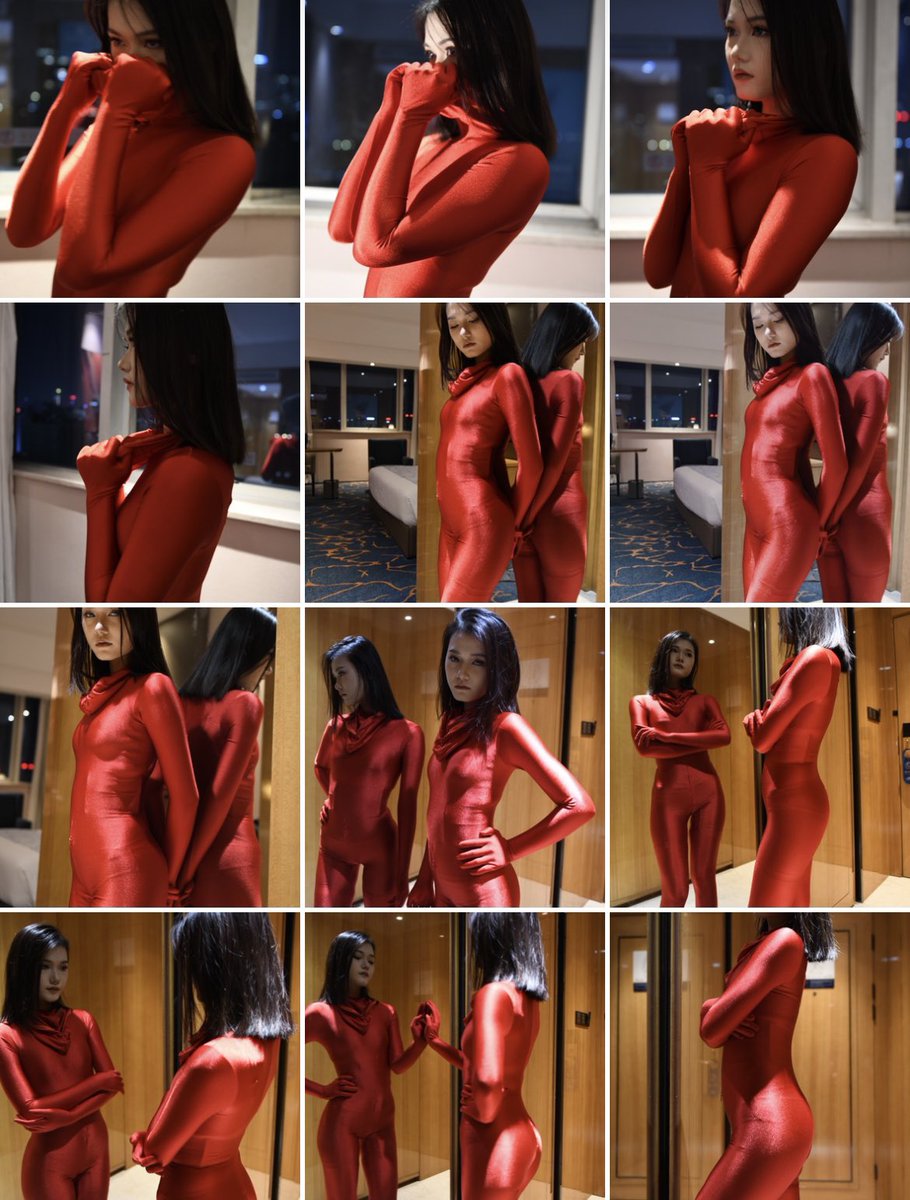 纵是阅人何其多，始终无人恰似你
＃全包紧身衣  ＃zentai  ＃南宁约拍