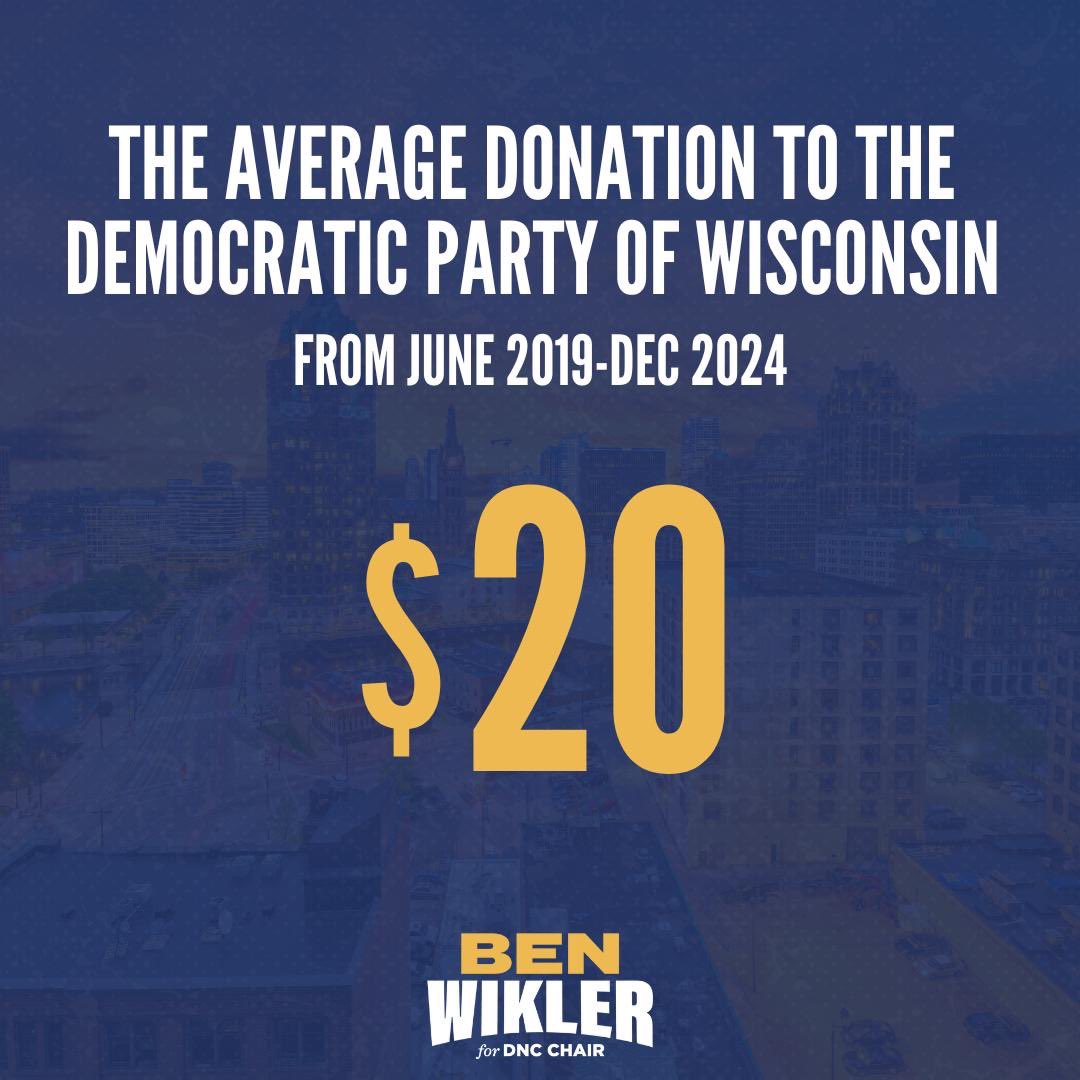 benwikler's tweet photo. In Wisconsin, we've cultivated a strong base of grassroots donors—many of whom give on a recurring monthly basis.

These small-dollar donations power our year-round organizing. Expanding this model to the national level is key to helping us unite, fight, and win everywhere. https://t.co/IHMyJpspb8