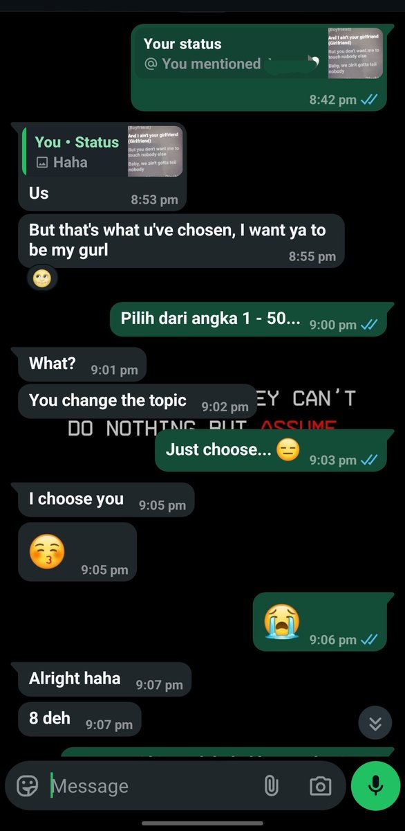 onjl00's tweet photo. Pilih 1 - 50, dianya gak bisa diajak bercanda 🫠 https://t.co/7B8Ua4wsjp