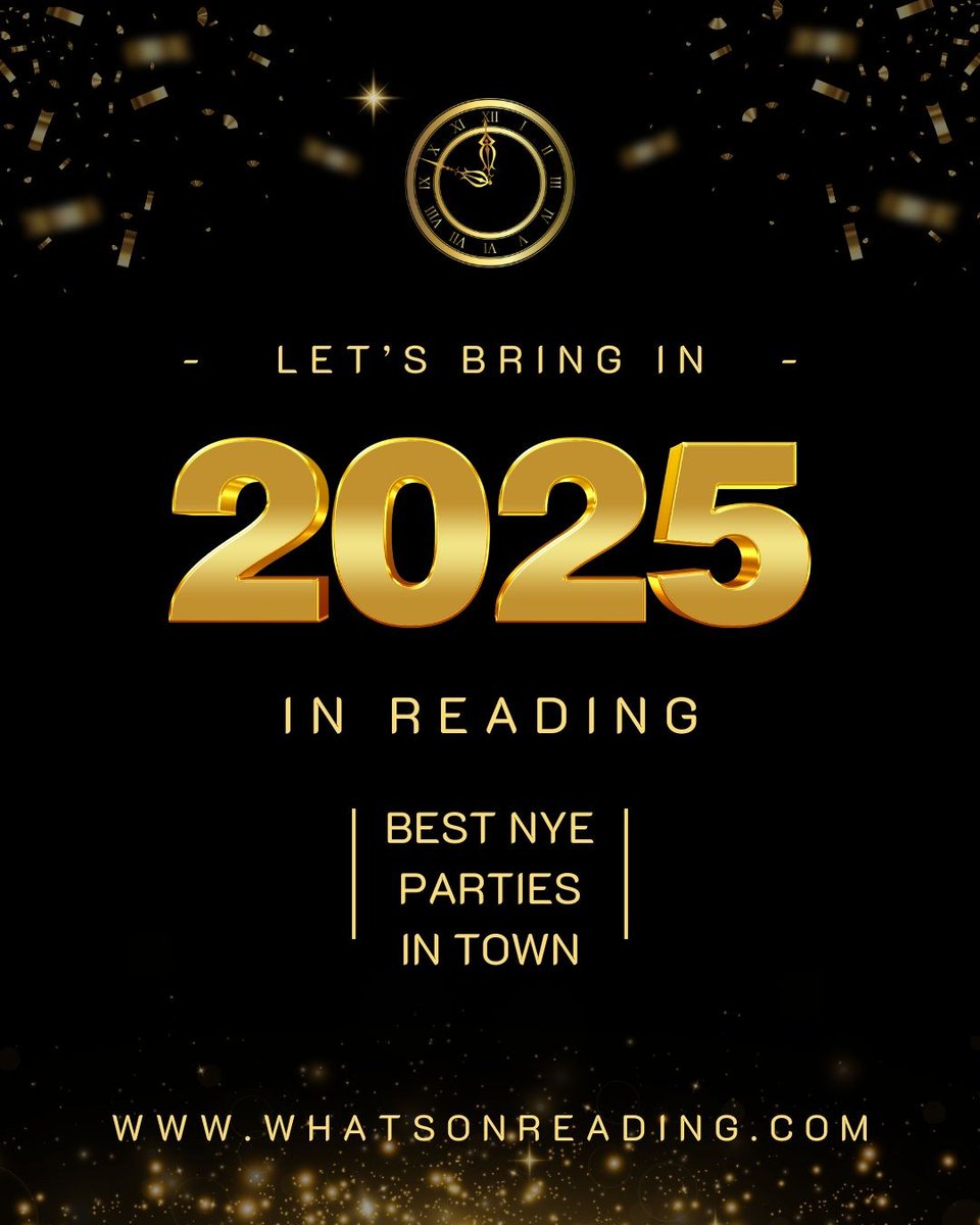Let's see in the New Year in the Ding! 
Visit the <a href="/rdgwhatson/">What's On Reading</a> page to see everything that's happening on the 31st. Drinks with friends, comedy or a family friendly evening, there's something for everyone.