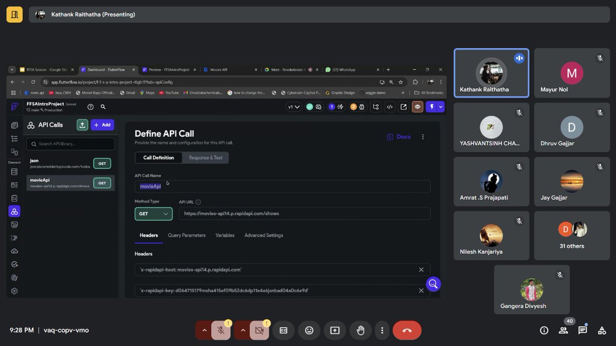 Kathank25's tweet photo. Hosted my first event as a @flutterflow Student Ambassador 🥳.
I discussed about several features of FlutterFlow:
-->API Calling
-->Firebase Integration
-->Custom Code Functionality
-->Magic of FlutterFlow AI
#FlutterFlow @flutterflow #firstevent #FFSA https://t.co/9wEedAsFlg