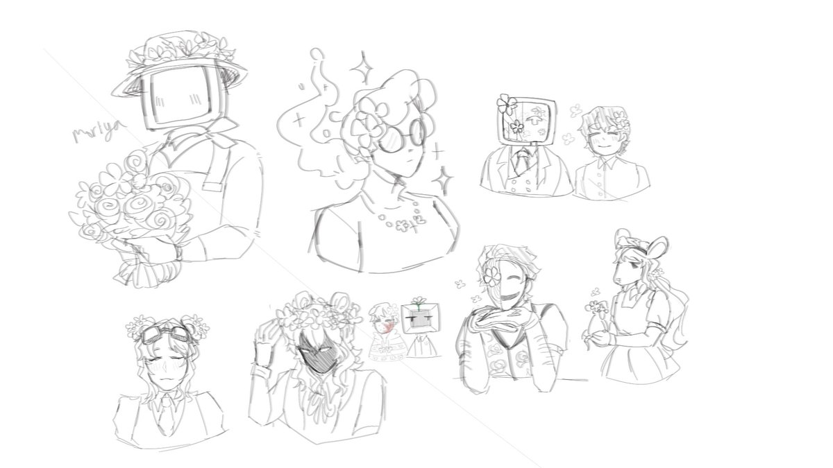 Creativemintuwu's tweet image. Flowers 
#contentsmp #csmp #contentsmpfanart